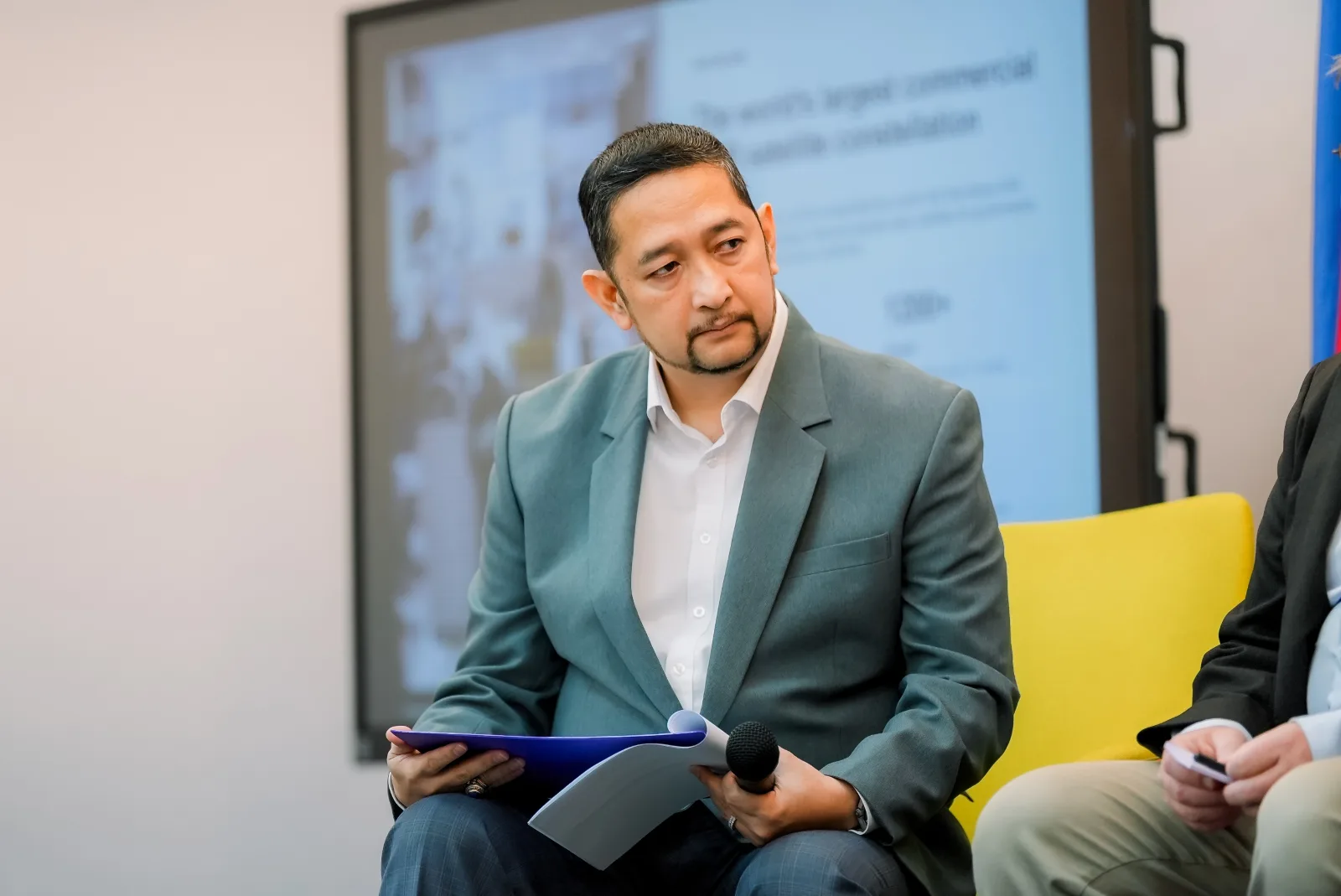 Ace Acedillo participates in the forum, sharing insights on community readiness and resilience.